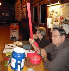 Dean with tickets